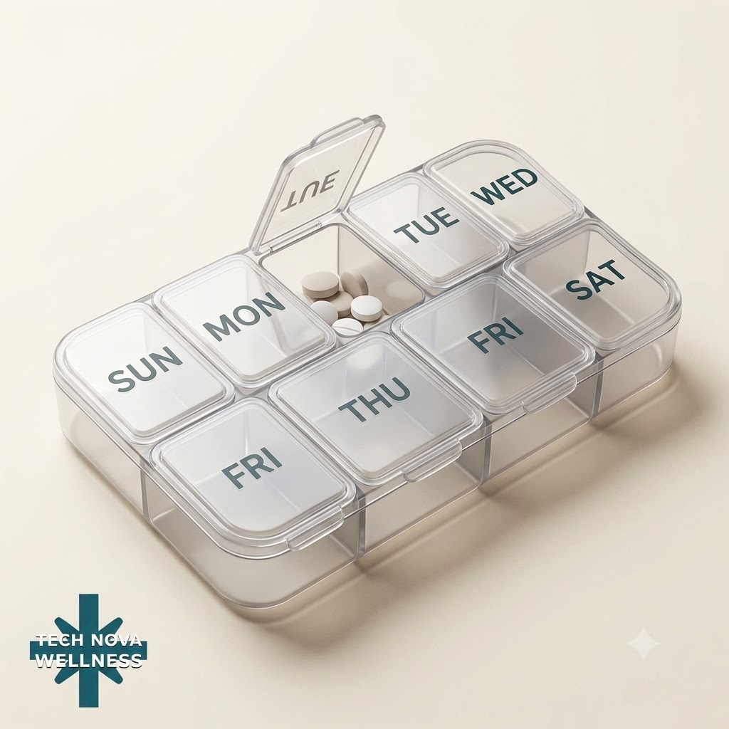 Weekly Easy-Open Pill Organiser